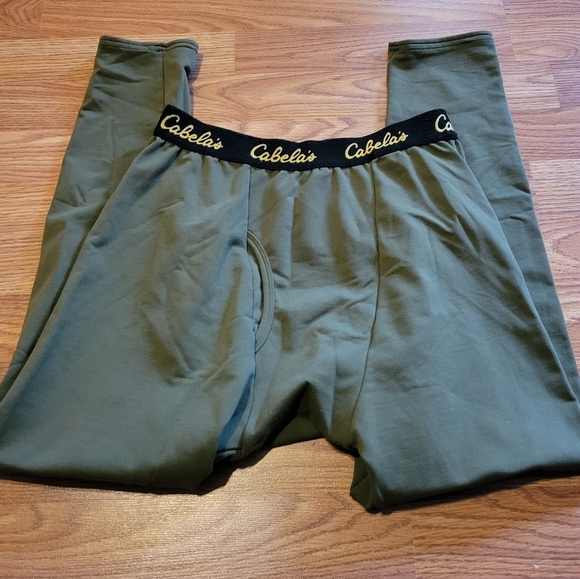 Cabela's Green Long John Baselayer, XL - Picture 2 of 7